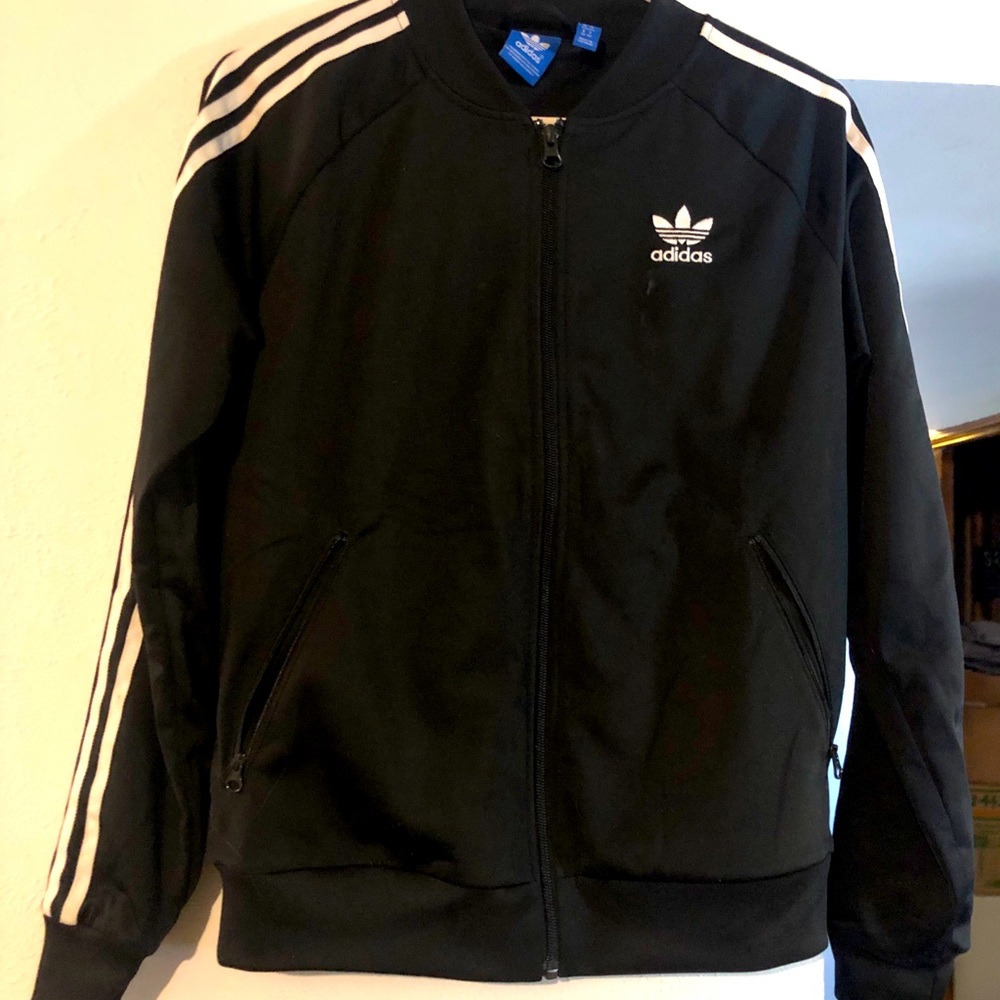 Adidas youth size 10 zip up track jacket